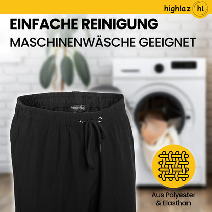 Knielange Herren Badeshorts – Extralang, Schnelltrocknend & mit Reißverschlusstaschen