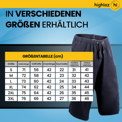 Knielange Herren Badeshorts – Extralang, Schnelltrocknend & mit Reißverschlusstaschen