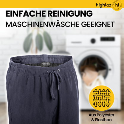 Knielange Herren Badeshorts – Extralang, Schnelltrocknend & mit Reißverschlusstaschen